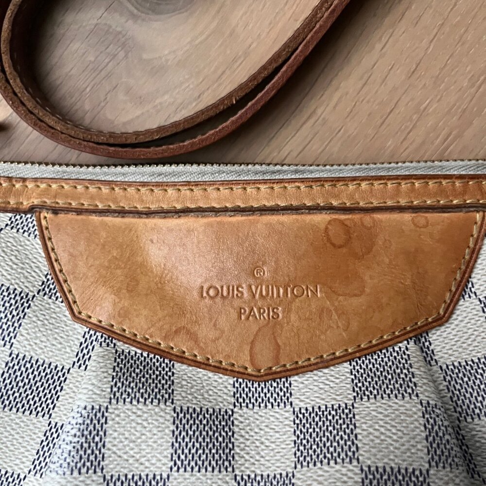 Louis Vuitton Damier Azur Crossbody Bag in White and Brown - Picture 6 of 16
